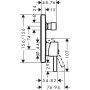 Hansgrohe Finoris 76415700 bateria wannowo-prysznicowa podtynkowa zdj.2