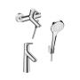 Zestaw Hansgrohe Croma 26421400 + Hansgrohe Talis S 72400000 + Hansgrohe Talis S 72020000 zdj.1