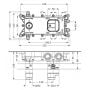 Herzbach Logic 11740000109 element podtynkowy baterii zdj.2