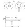 Herzbach Design iX 17139765109 bateria umywalkowa podtynkowa stal zdj.2