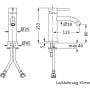 Herzbach Deep iX 28203200109 bateria umywalkowa stojąca stal zdj.2