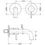 Herzbach Deep iX 28203756109 bateria umywalkowa podtynkowa stal zdj.2