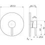 Herzbach Deep iX 28210550109 bateria prysznicowa podtynkowa zdj.2