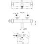 Herzbach Deep iX 28221500109 bateria wannowo-prysznicowa ścienna zdj.2