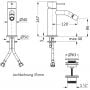 Herzbach Deep iX 28233600109 bateria bidetowa stojąca stal zdj.2