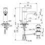 Ideal Standard Connect Air A7030AA bateria bidetowa stojąca chrom zdj.2