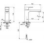 Ideal Standard Edge A7103AA bateria umywalkowa stojąca zdj.2