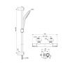 Ideal Standard Ceratherm A7218AA bateria prysznicowa ścienna z termostatem chrom zdj.2