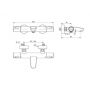 Ideal Standard Ceratherm A7223AA bateria wannowo-prysznicowa ścienna z termostatem chrom zdj.2