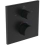 Ideal Standard Ceratherm C100 A8588XG bateria wannowo-prysznicowa podtynkowa z termostatem czarna zdj.1