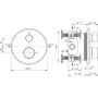 Ideal Standard Ceratherm T25 A8592AA bateria prysznicowa podtynkowa z termostatem chrom zdj.2