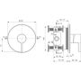 Ideal Standard Joy A8725AA bateria prysznicowa podtynkowa chrom zdj.2