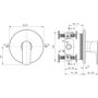 Ideal Standard Connect Air A8739AA bateria prysznicowa podtynkowa chrom zdj.2