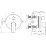 Ideal Standard Connect Air A8741AA bateria wannowo-prysznicowa podtynkowa chrom zdj.2