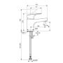 Ideal Standard Cerabase BD391AA bateria umywalkowa stojąca chrom zdj.2