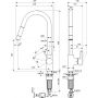 Ideal Standard Gusto BD414AA bateria kuchenna stojąca chrom zdj.2