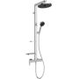 Ideal Standard Ceraflow Alu+ BD584AA zestaw prysznicowy ścienny z deszczownicą chrom zdj.1