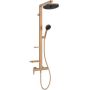 Ideal Standard Ceraflow Alu+ BD584BR zestaw prysznicowy ścienny z deszczownicą zdj.1