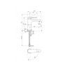 Ideal Standard Cerafine BD768AA bateria umywalkowa stojąca chrom zdj.2