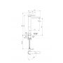 Ideal Standard BD773AA bateria umywalkowa stojąca chrom zdj.2