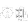 Ideal Standard Ceraflex BE543AA bateria prysznicowa podtynkowa chrom zdj.2