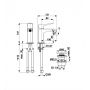 KFA Armatura Malaga 452701500 bateria bidetowa stojąca chrom zdj.2