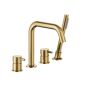 KFA Armatura Moza Brushed Light Gold 503521039 bateria wannowo-prysznicowa nawannowa złota zdj.1