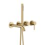 KFA Armatura Moza Brushed Light Gold 503941139 bateria wannowo-prysznicowa podtynkowa złota zdj.1