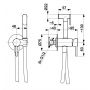 KFA Armatura Moza 503951234 bateria bidetowa podtynkowa miedź zdj.2