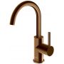 Kohlman Axel Brushed Copper QB150ABC bateria umywalkowa stojąca miedź zdj.1