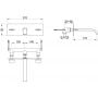 Kohlman Axis QW195N bateria umywalkowa podtynkowa chrom zdj.2