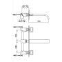 Kohlman Nexen-S SQW198U bateria umywalkowa podtynkowa zdj.2