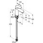 Kludi X1 322820575 bateria umywalkowa stojąca chrom zdj.2