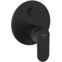 Kludi X1 327593975 bateria wannowo-prysznicowa podtynkowa czarna zdj.1