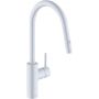Kludi E-Go Voice 423005377 bateria kuchenna stojąca biała zdj.1