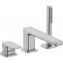 Kludi Renon 424480575 bateria wannowo-prysznicowa nawannowa chrom zdj.1