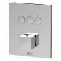 Kronenbach Smart Push 19046003CR bateria wannowo-prysznicowa podtynkowa z termostatem chrom zdj.1
