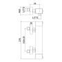 Kronenbach Quara 3.0 KB100362C10 bateria prysznicowa ścienna z termostatem chrom zdj.2