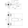 LaVita Spark 5900378341802 bateria wannowo-prysznicowa ścienna miedź zdj.2