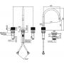 Paffoni Jo JO052KCR bateria umywalkowa zdj.2