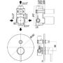 Paffoni Light LIG015ST bateria wannowo-prysznicowa podtynkowa zdj.2