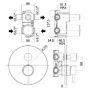 Paffoni Light LIG018ST bateria wannowo-prysznicowa podtynkowa zdj.2