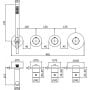 Paffoni Modular Box MDE000CR bateria wannowo-prysznicowa podtynkowa zdj.2