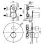 Paffoni Stick SK018CR bateria wannowo-prysznicowa zdj.2