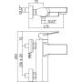 Paffoni Tilt TI023CR bateria wannowo-prysznicowa zdj.2