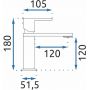 Rea Flip REAB2005 bateria umywalkowa zdj.2