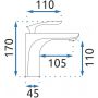 Rea Orbit REAB2052 bateria umywalkowa zdj.2