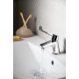 Sapho Lea LE002 bateria umywalkowa stojąca chrom zdj.3