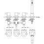 Steinberg 100 1002480 bateria wannowo-prysznicowa zdj.2