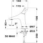 Teka Sense 91346020N2 bateria umywalkowa zdj.2